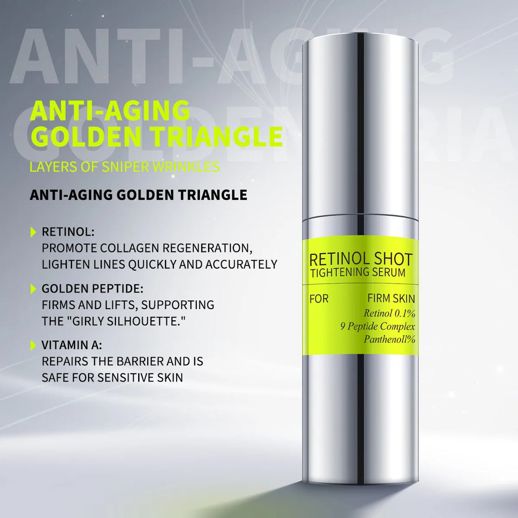 Retinol Shot Tightening Booster For Firming Skin Face Serum Moisturizing Anti Aging Wrinkles Eye Cream Puffiness Skin Care