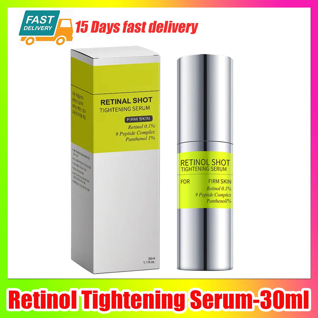Retinol Shot Tightening Booster For Firming Skin Face Serum Moisturizing Anti Aging Wrinkles Eye Cream Puffiness Skin Care