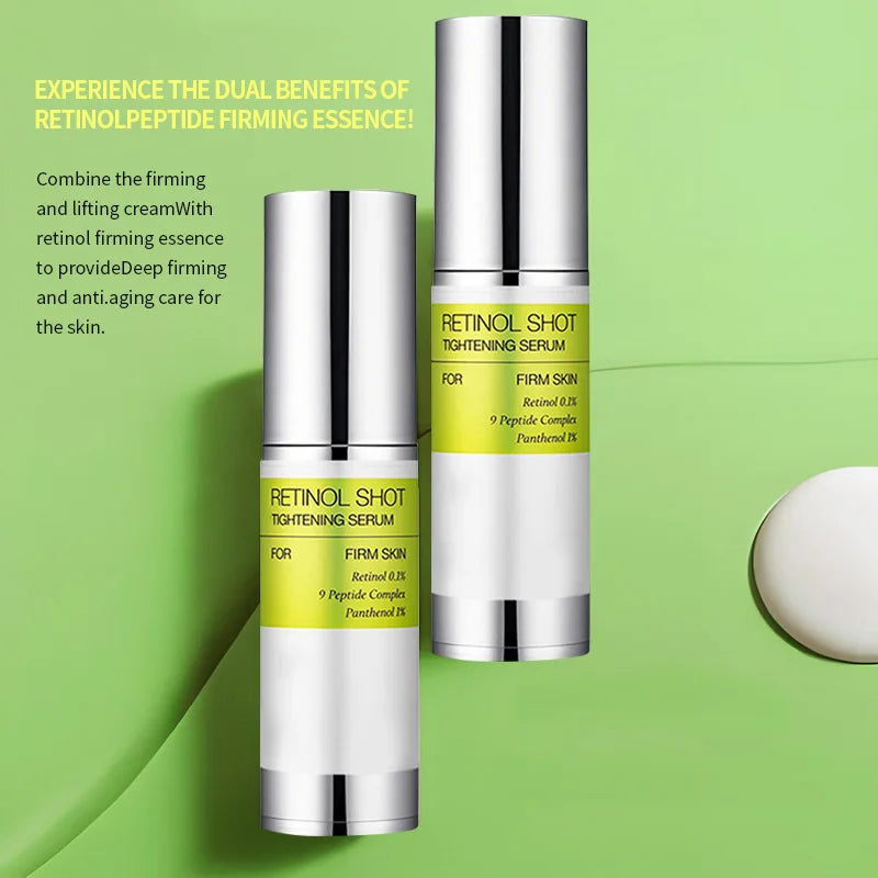 Retinol Shot Tightening Booster For Firming Skin Face Serum Moisturizing Anti Aging Wrinkles Eye Cream Puffiness Skin Care