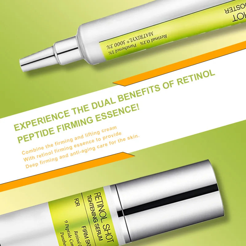 Retinol Shot Tightening Booster For Firming Skin Face Serum Moisturizing Anti Aging Wrinkles Eye Cream Puffiness Skin Care