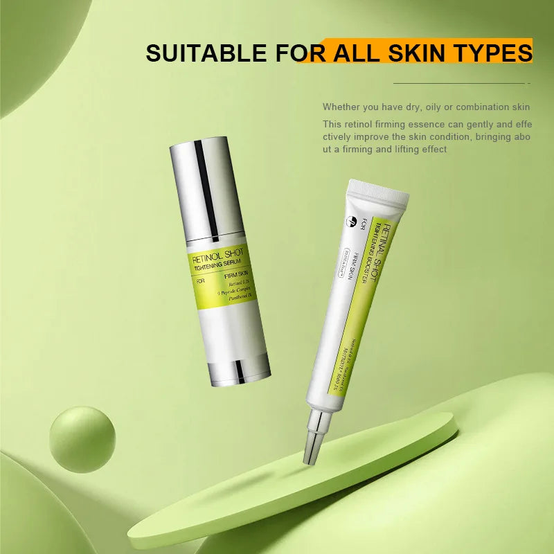Retinol Shot Tightening Booster For Firming Skin Face Serum Moisturizing Anti Aging Wrinkles Eye Cream Puffiness Skin Care